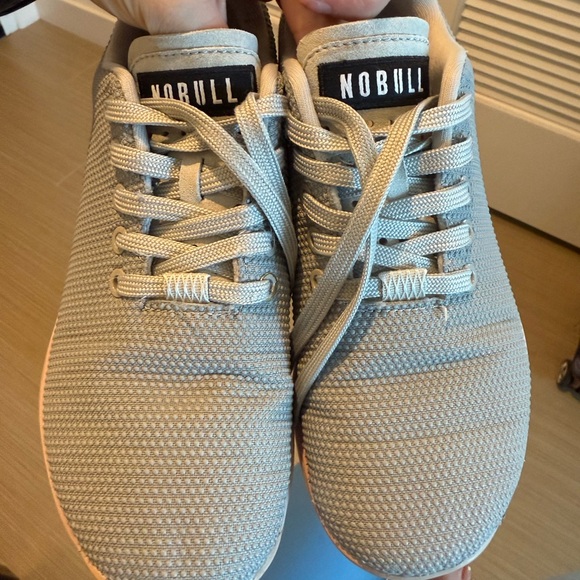 NOBULL Women's Gray and Pink Trainers, lifting athletic gym sneaker shoes - Picture 12 of 14